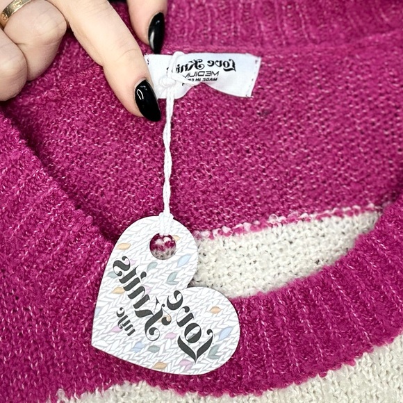 Multi Color Stripe pullover Sweater - Picture 9 of 9